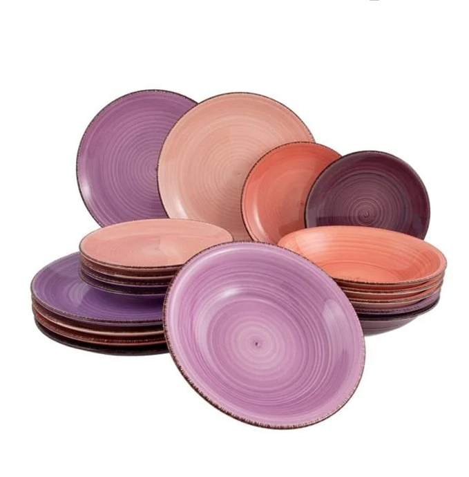 Набор посуды Flora Amethyst 18 пр. 45107