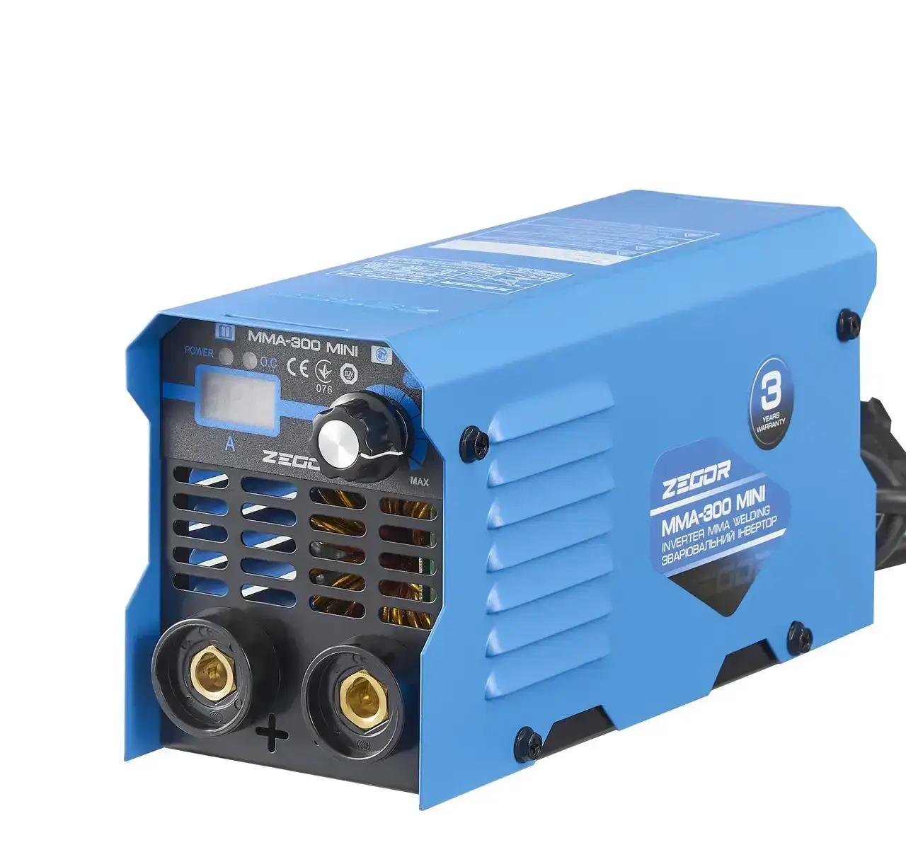 Зварювальний апарат побутовий інверторний Zegor MIG-300 MINI/IGBT 4,2 КВт MMA (MMA-300MINI)