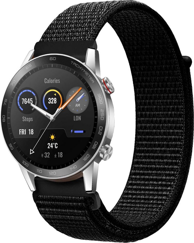 Ремінець нейлоновий Sport Loop для Honor Magic Watch 2 46 мм Black (17685-2B)