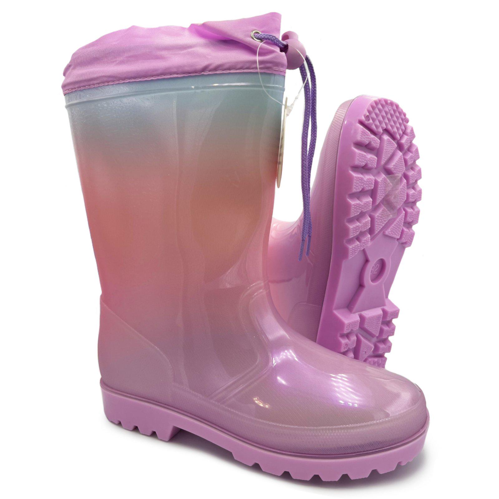 Сапоги резиновые для девочки TOM.M MV-1429 р. 33 Розовый - фото 4
