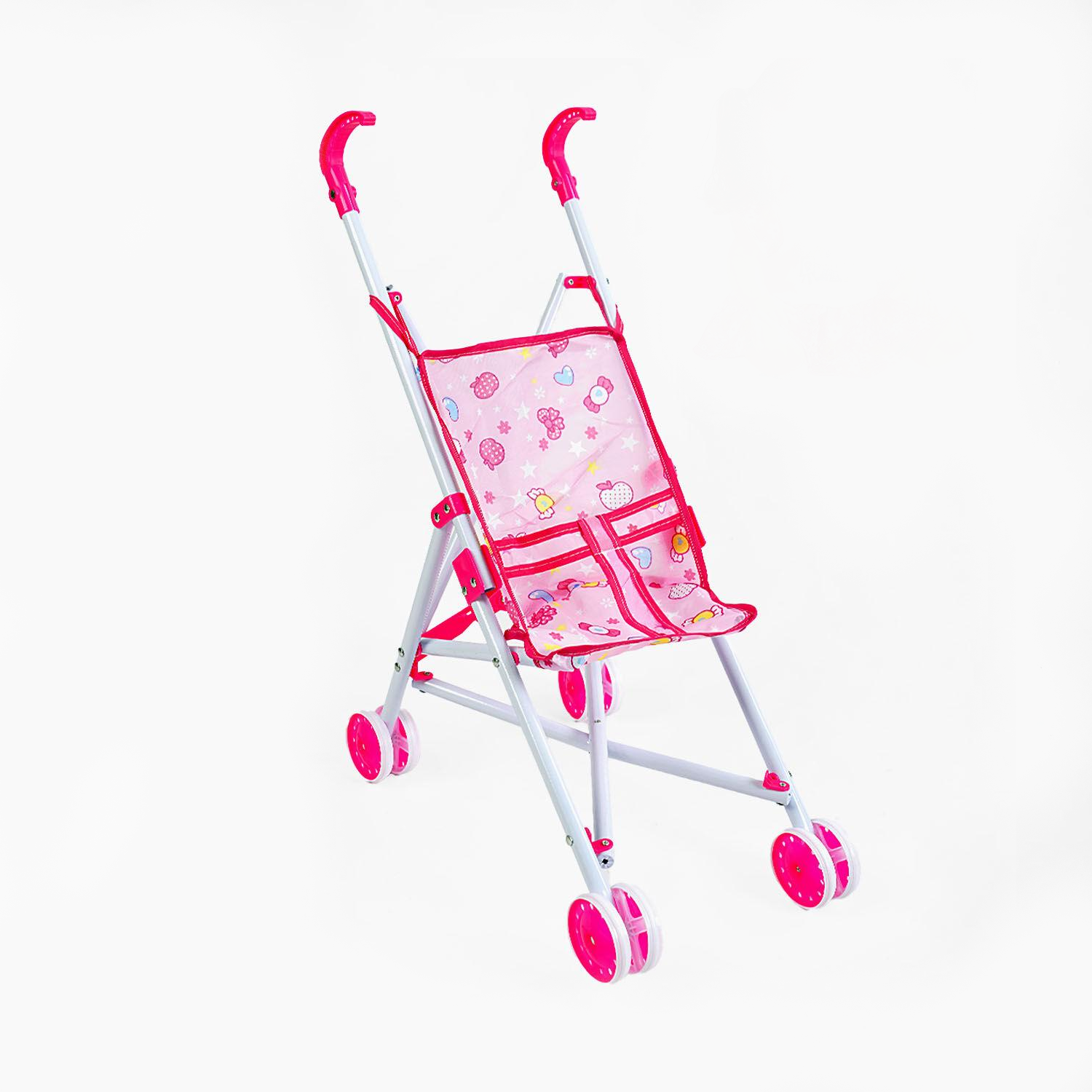 Кукла с коляской LA 66-2/36/2 плачет/смеется/закрывает глаза/31 см (25624318)