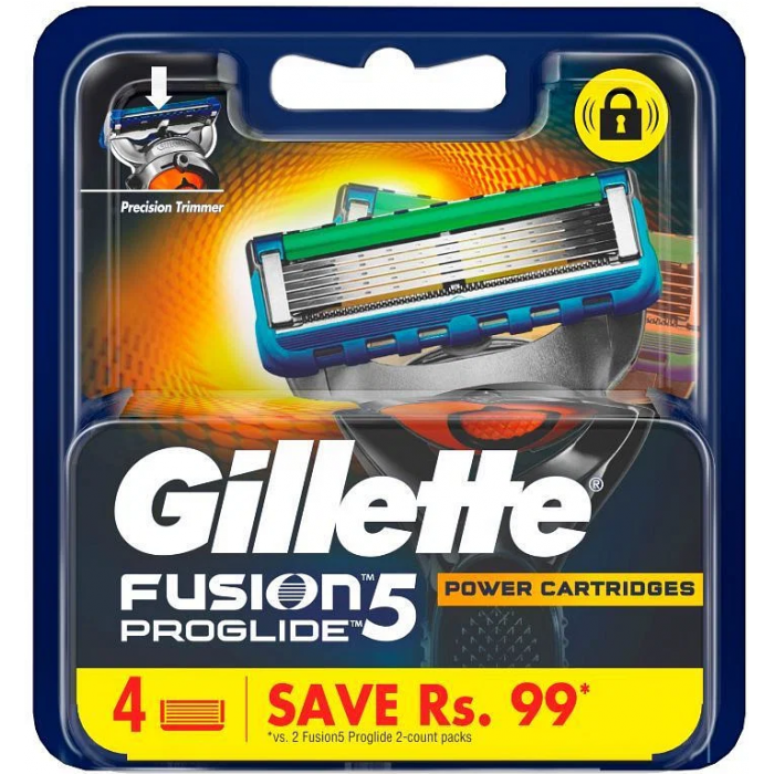 Сменные картриджи для бритья Gillette Fusion 5 Proglide 4 шт. (094018)