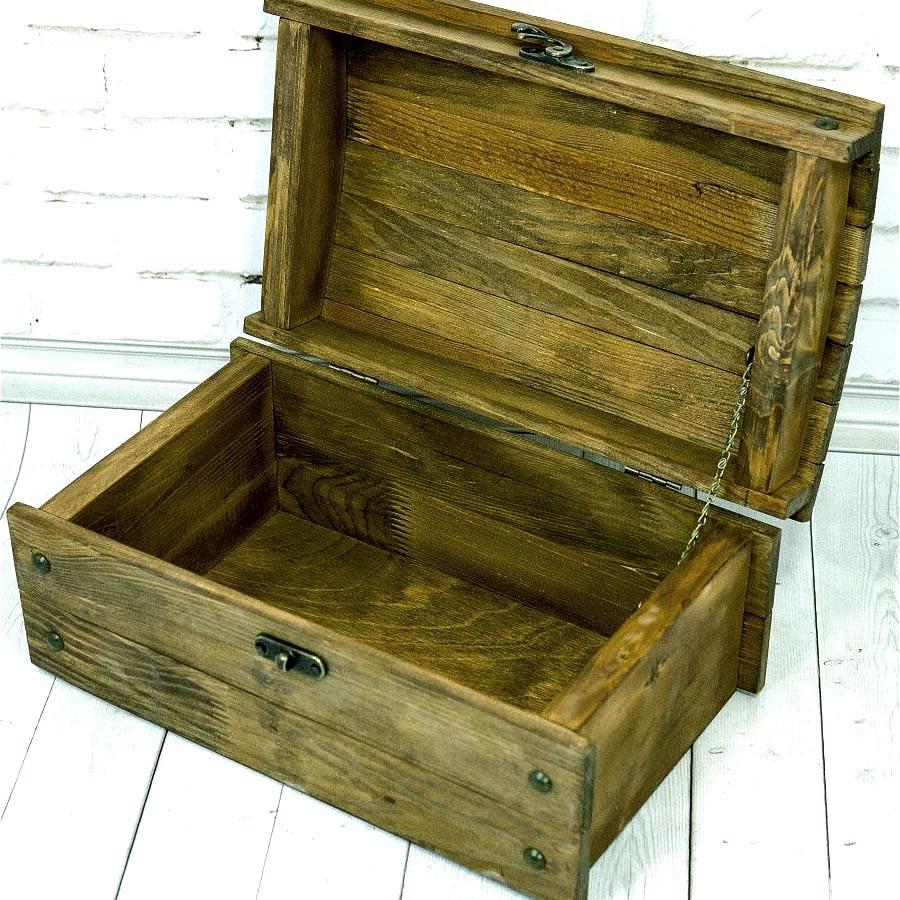 Сундучок из дерева Темуко Мускат (СДЧ-001007)