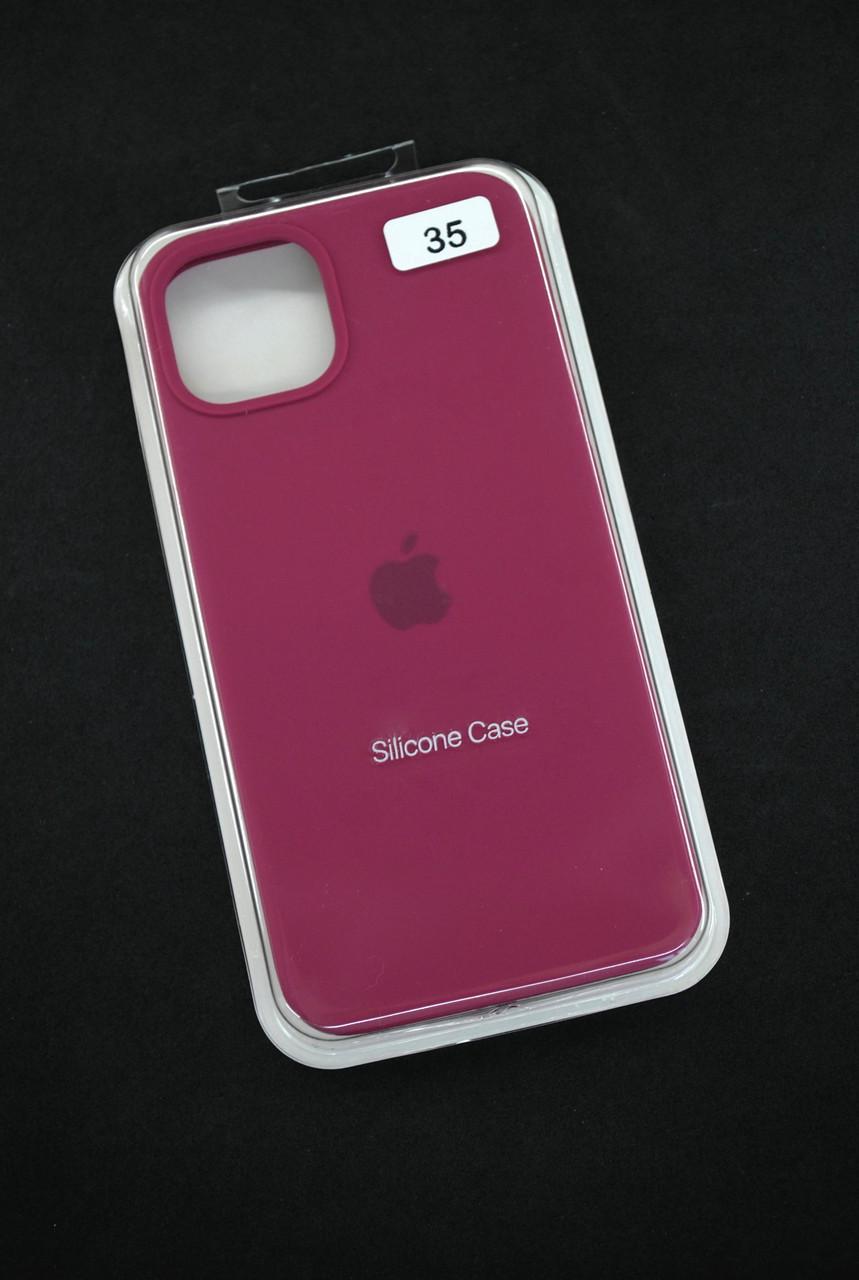 Чохол для телефону iPhone 13mini Silicone Case FULL №35 rose red