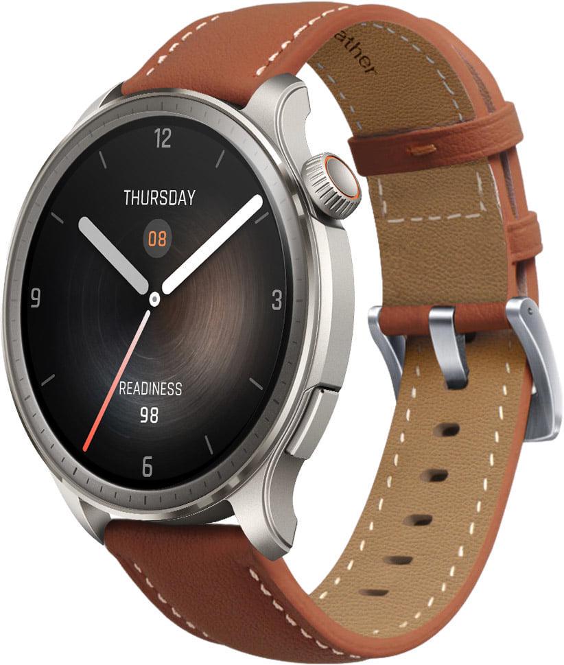 Ремешок кожаный Folsa для Amazfit Balance Brown (37220-30)