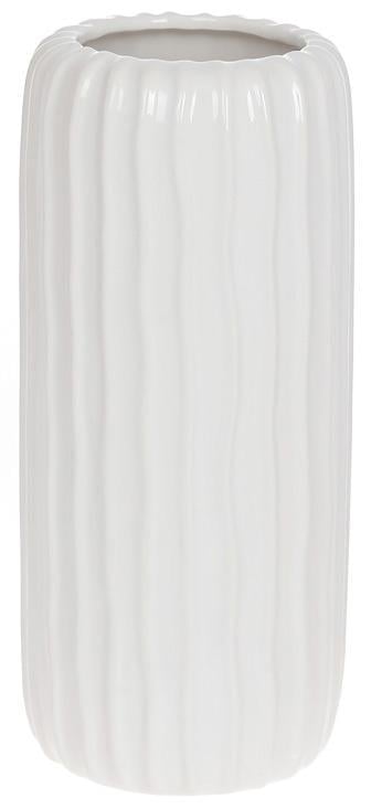 Ваза керамическая Stone Flower Эрна 11x11x24,5 см Белый (BD-795-458)