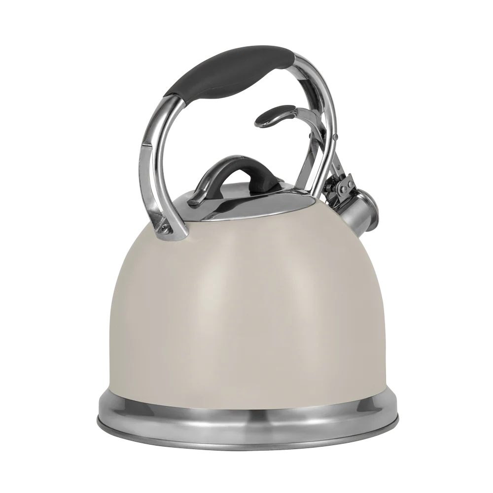 Чайник ретро Vintage Cuisine зі свистком Кремовий - фото 3 Чайник ретро Vintage Cuisine зі свистком Кремовий - фото 3