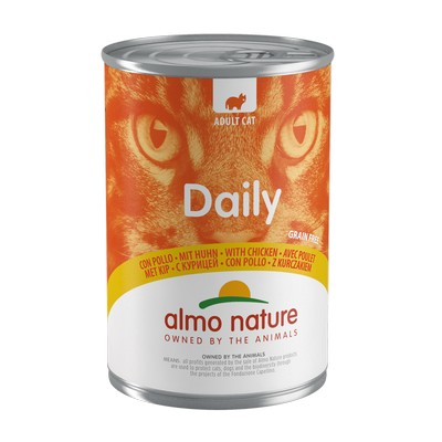 Консервированный корм Almo Nature с курицей для взрослых кошек 400 гр.