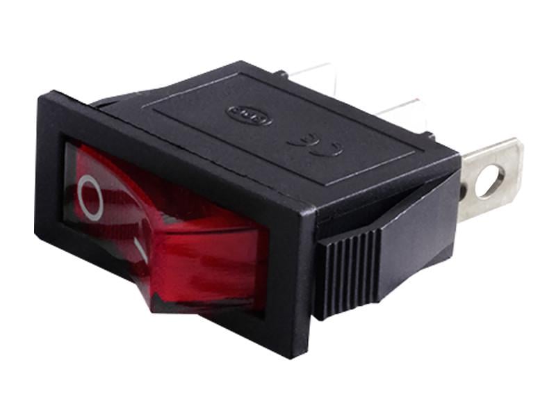 Переключатель с подсветкой KCD3-102N ON-OFF 3pin Красный (1134)