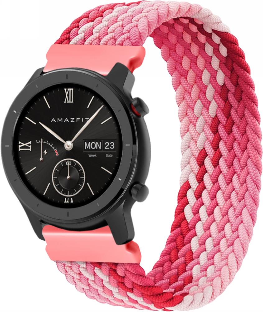 Ремешок Solo Loop Multi Amazfit GTR 42 мм (135 мм) Pink/White (25176-52)