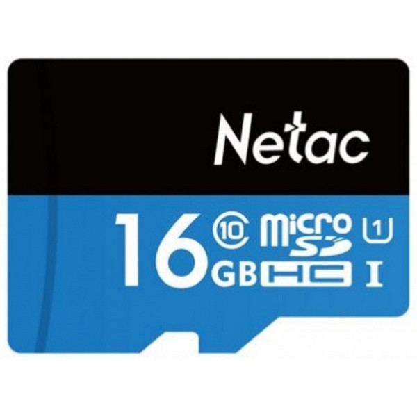 Карта пам'яті Netac 16GB microSD class 10 (NT02P500STN-016G-R)