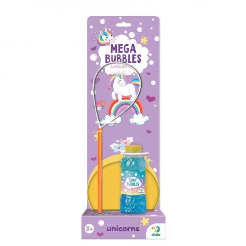 Мильні бульбашки Dodo Mega Bubbles Єдиноріг 450 мл (261718)