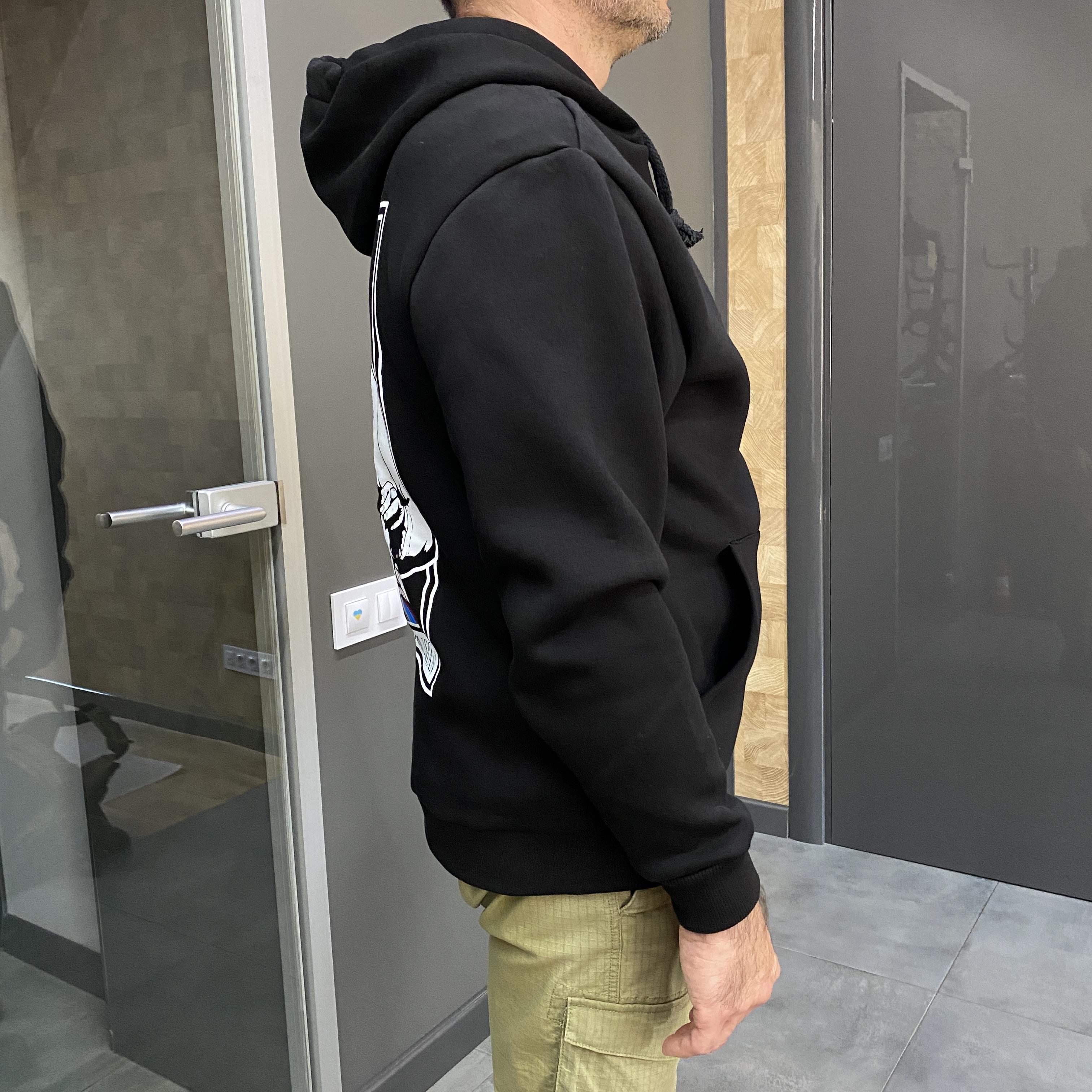 Худі унісекс з принтом "K... THE RUSSIAN" бавовна L Чорний (244529) - фото 3