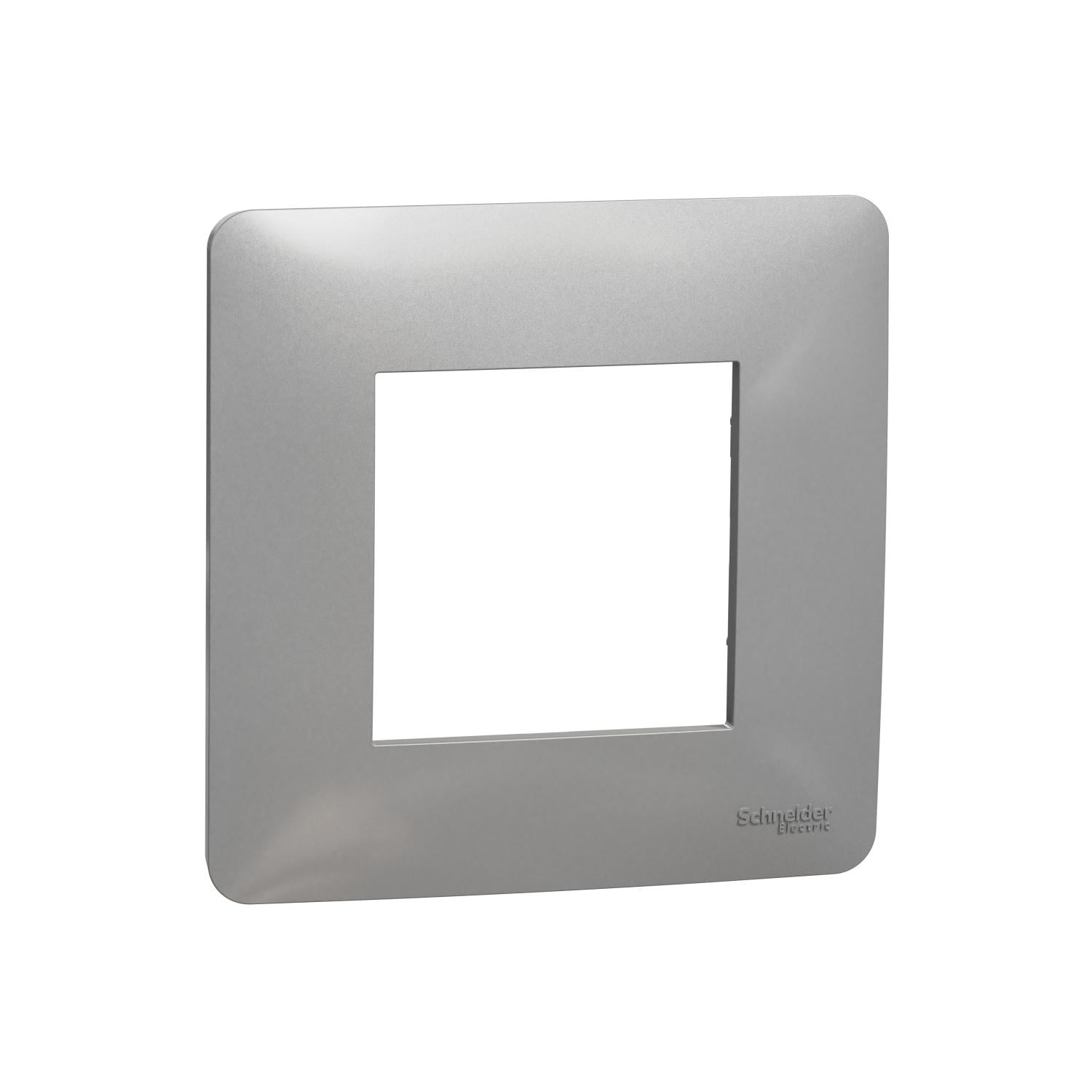 Рамка одноместная Schneider Electric Unica New Studio Алюминий (NU200230)