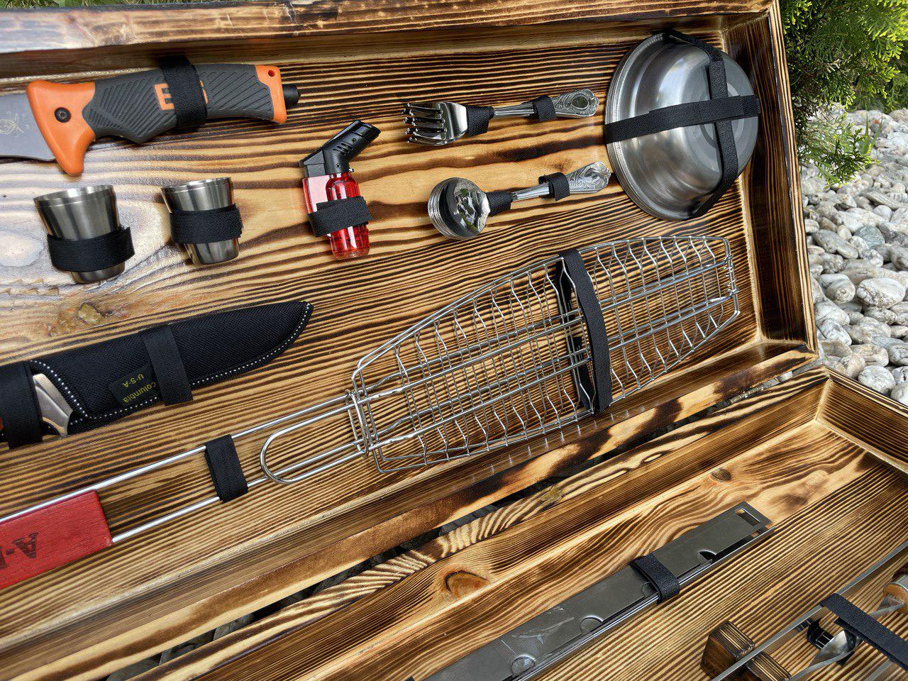 Набор шампуров Big Boss 2 в кейсе - фото 6 Набор шампуров Big Boss 2 в кейсе - фото 6