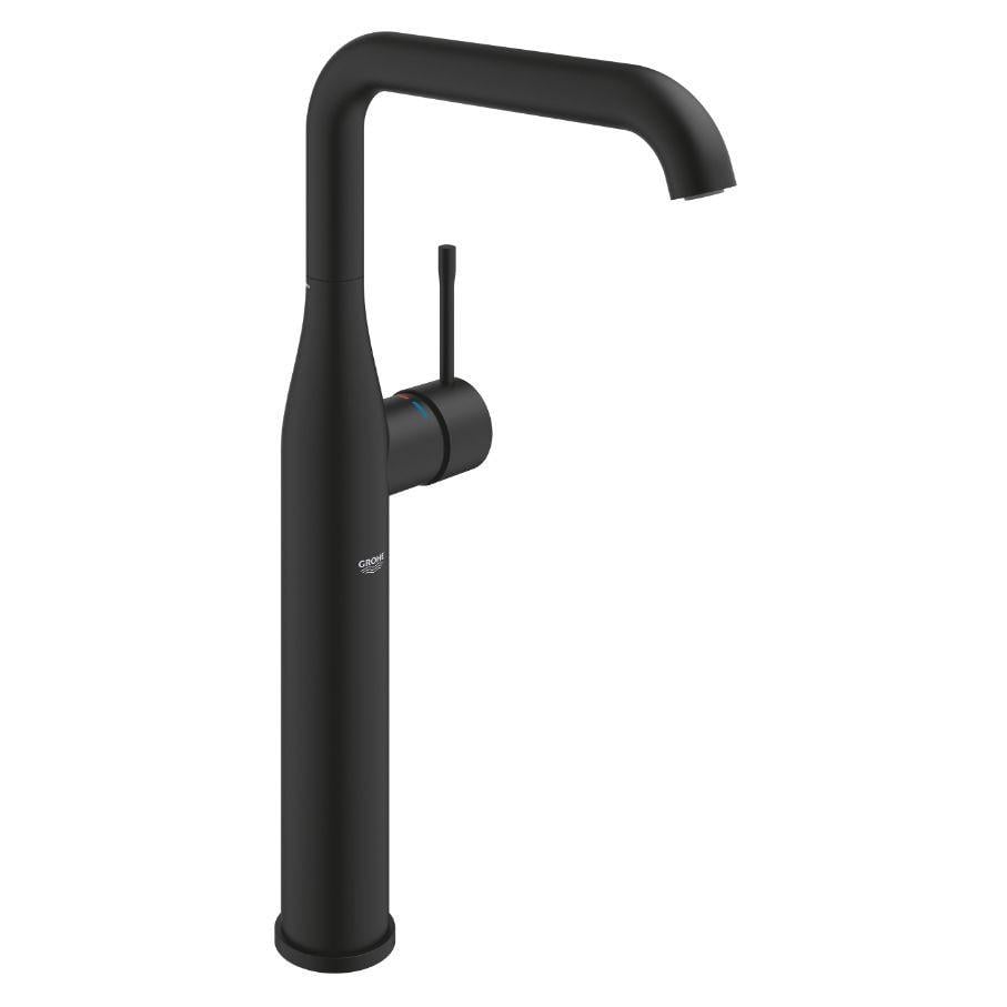 Смеситель для раковины Grohe Essence New однорычажный Черный матовый (24170KF1)