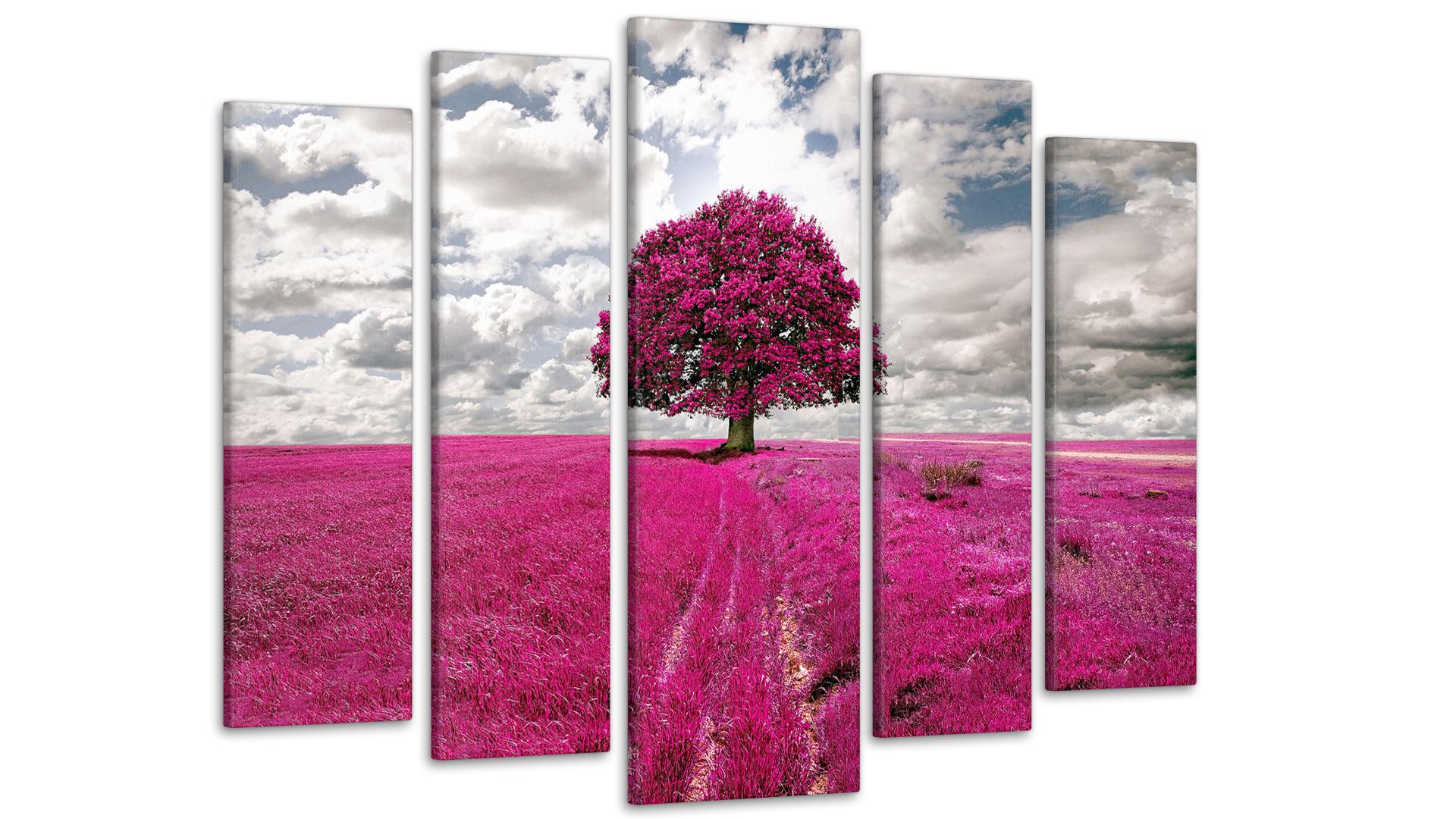 Модульная картина Дерево Поле 80х118 см (Art-200_5)