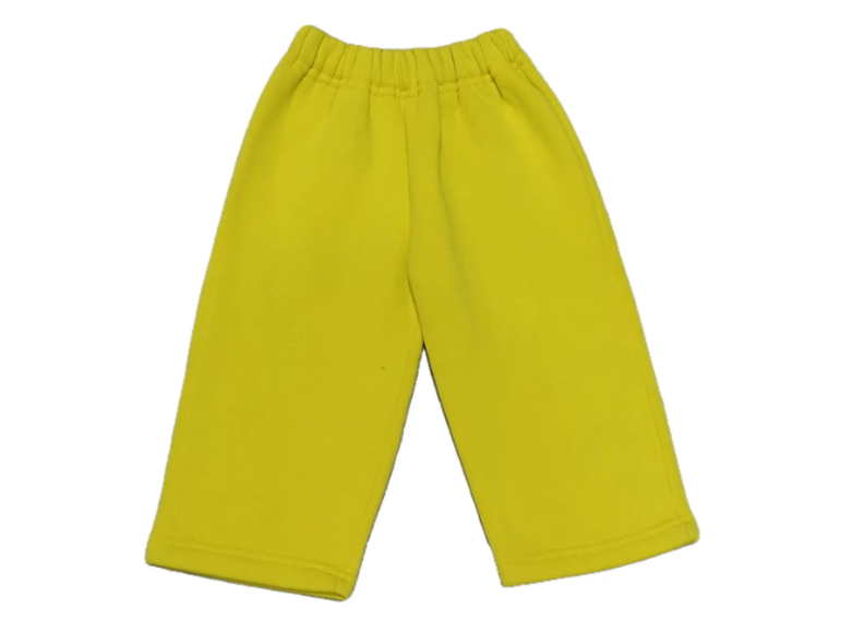 Брюки утепленные детские р. 26 74-80 см Желтый