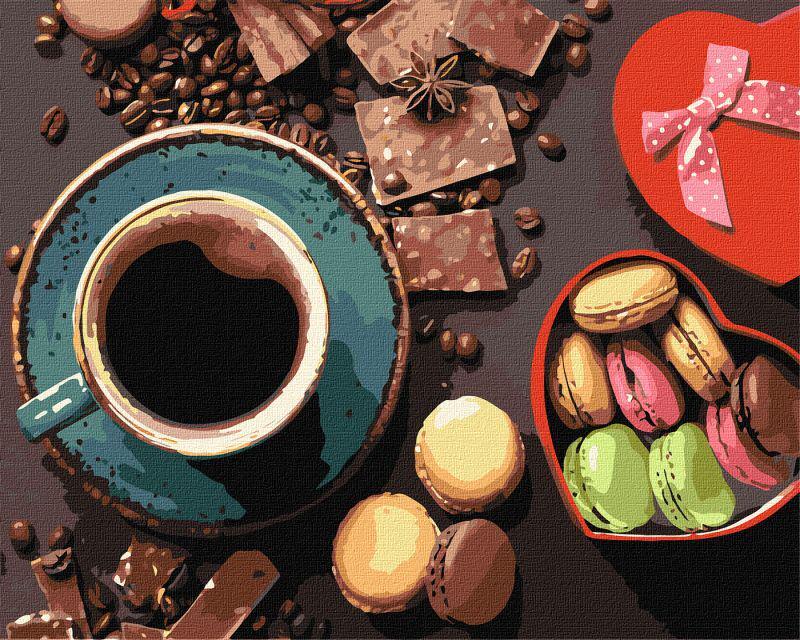 Картина по номерам Идейка Сладости к кофе 40х50 (KHO2864)