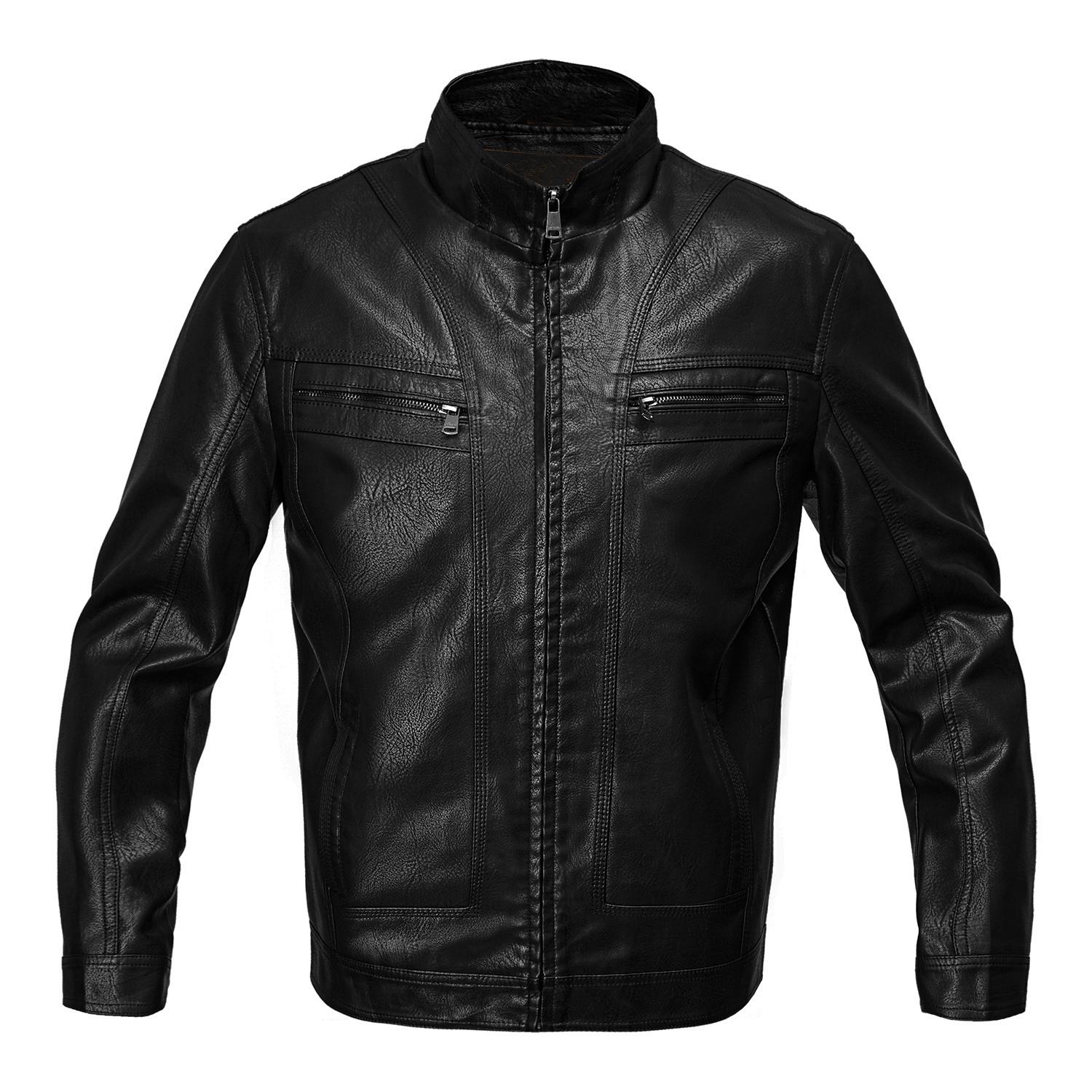 Куртка из натуральной кожи р. 48 (K14NV) - фото 2 Куртка из натуральной кожи р. 48 (K14NV) - фото 2