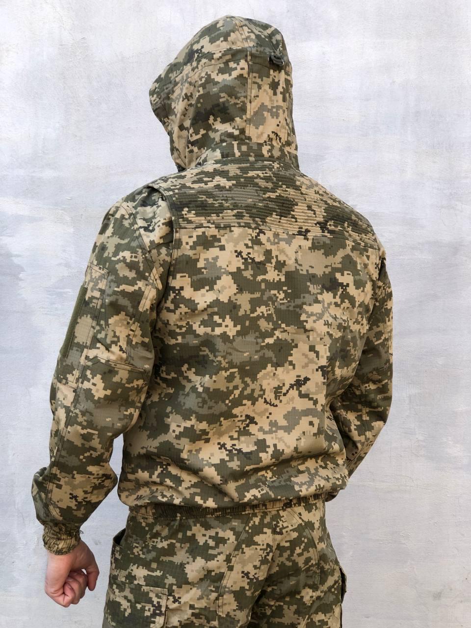 Куртка бомбер Кайман рипстоп р. 48 Пиксель (0586-48) - фото 3 Куртка бомбер Кайман рипстоп р. 48 Пиксель (0586-48) - фото 3