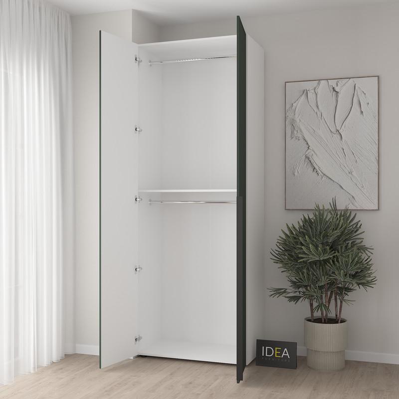 Шафа для одягу Idea С-7.1 з двома штангами Білий/Камуфляж (1804) - фото 2