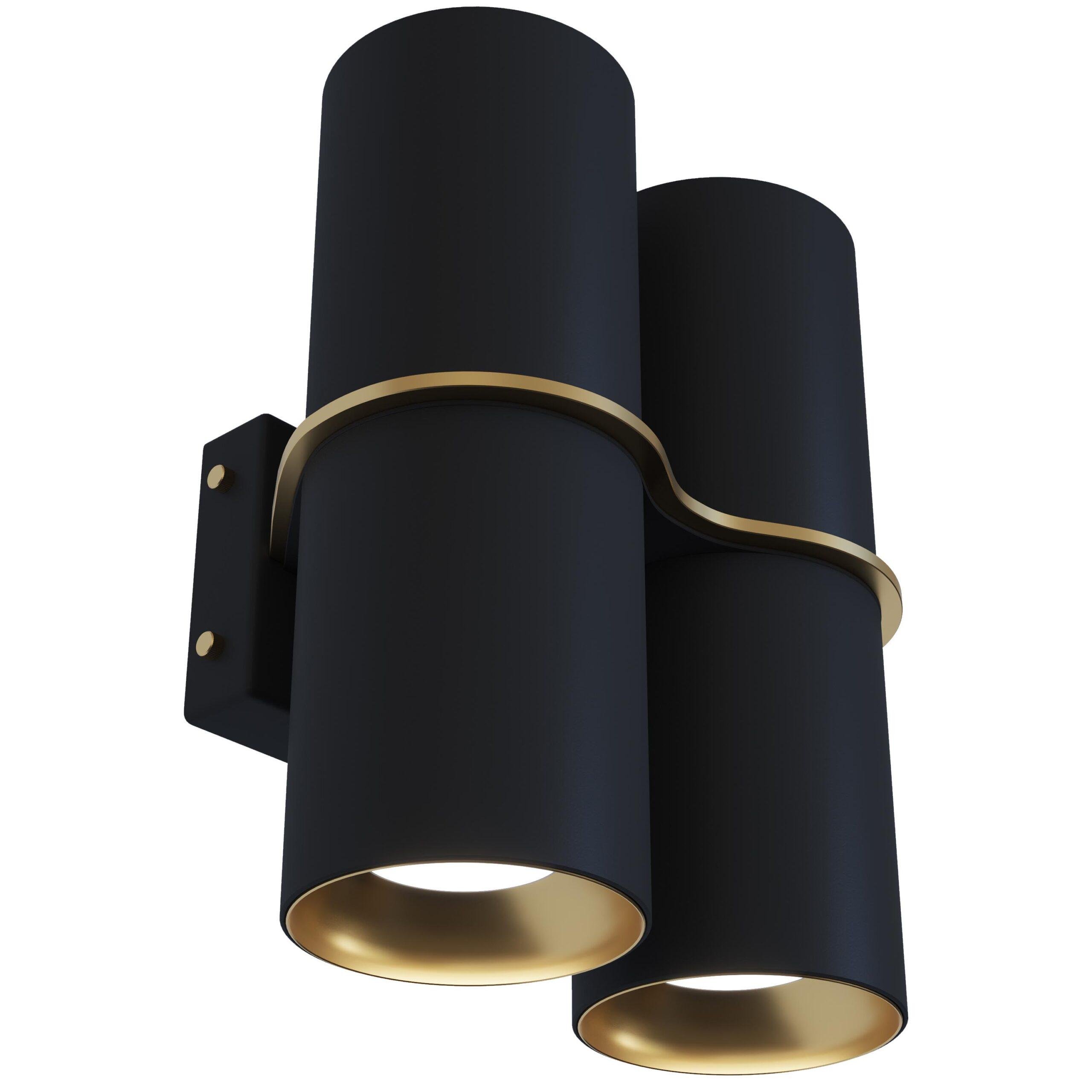 Бра настенное PikArt 28696 BINO 4M Золотой/Черный (28868-1-Pikart)