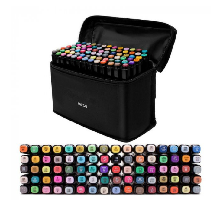 Набор скетч-маркеров Sketch с сумкой 120 цветов