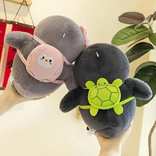 М'яка плюшева іграшка Пінгвін з черепашкою 25 см - фото 2 М'яка плюшева іграшка Пінгвін з черепашкою 25 см - фото 2