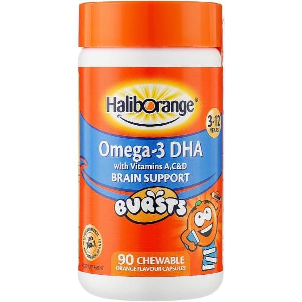 Жирная кислота для детей Haliborange Kids Omega-3 Brain Support Orange 90 жевательных таблеток (000020720) Жирная кислота для детей Haliborange Kids Omega-3 Brain Support Orange 90 жевательных таблеток (000020720)