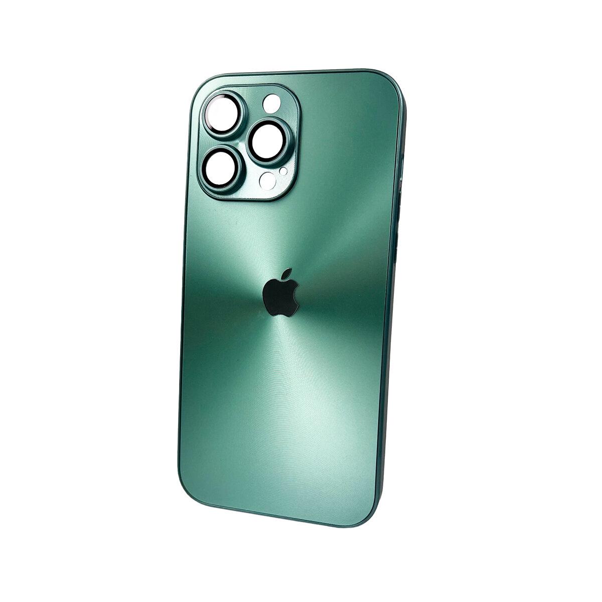 Противоударный чехол для Apple iPhone 15 Pro Max OG Acrylic Glass Gradient Green