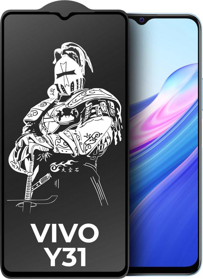 Защитное стекло King Fire Vivo Y31 (Full Glue) Black (30298)