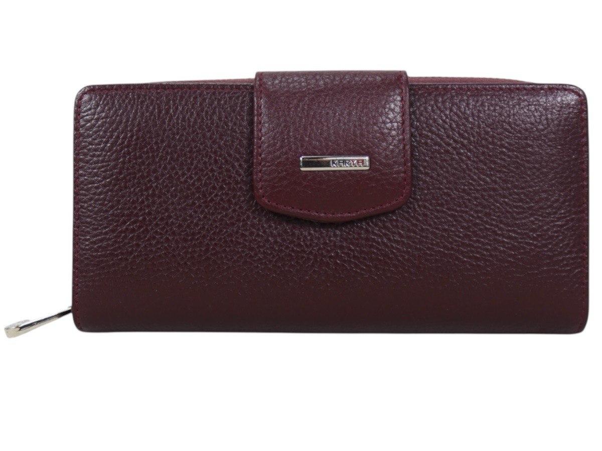 Кошелек женский кожаный Karya 1119-243 Бордовый (2858968744)