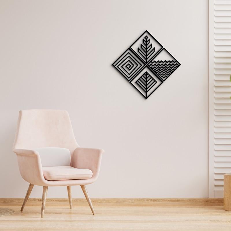 Декоративное панно Природа из дерева 40х40 см (0052 40 и 40)