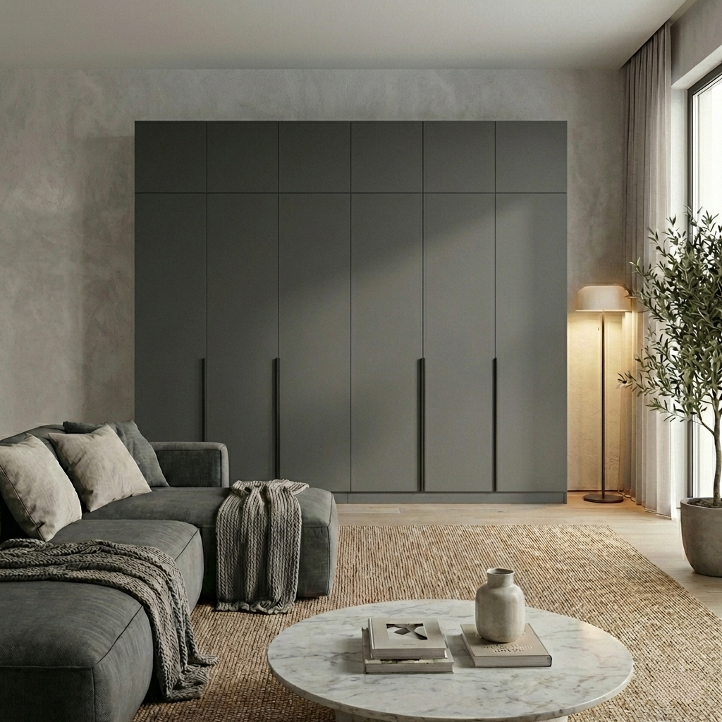 Шкаф распашный ViANT Сити 6 дв. С16 3600х500х2500 мм Антрацит