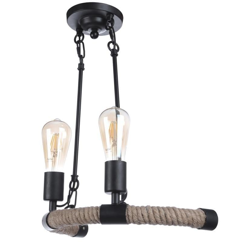 Бра настенное накладное Brille BL-324W/2 E27 BK лофт