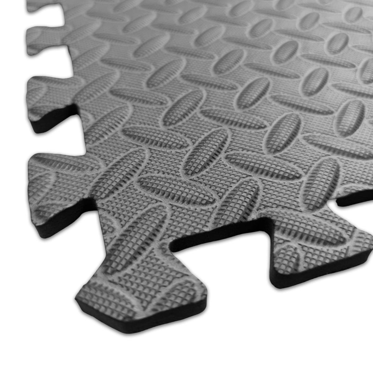 Пол пазл модульне покриття для підлоги Sticker Wall SW-00001169 600x600x10 мм Чорний - фото 6