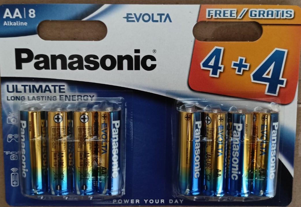 Батарейка PANASONIC LR6/AA EVOLTA ULTIMATE LONGEST LASTING 8 шт.
