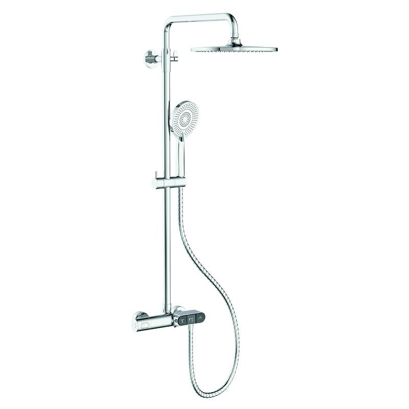 Душевая колонна с термостатическим смесителем KOER KB-55014-01 Хром (KR4732)