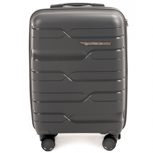 Чемодан пластиковый Wings PP08 большой Серый - фото 3 Чемодан пластиковый Wings PP08 большой Серый - фото 3