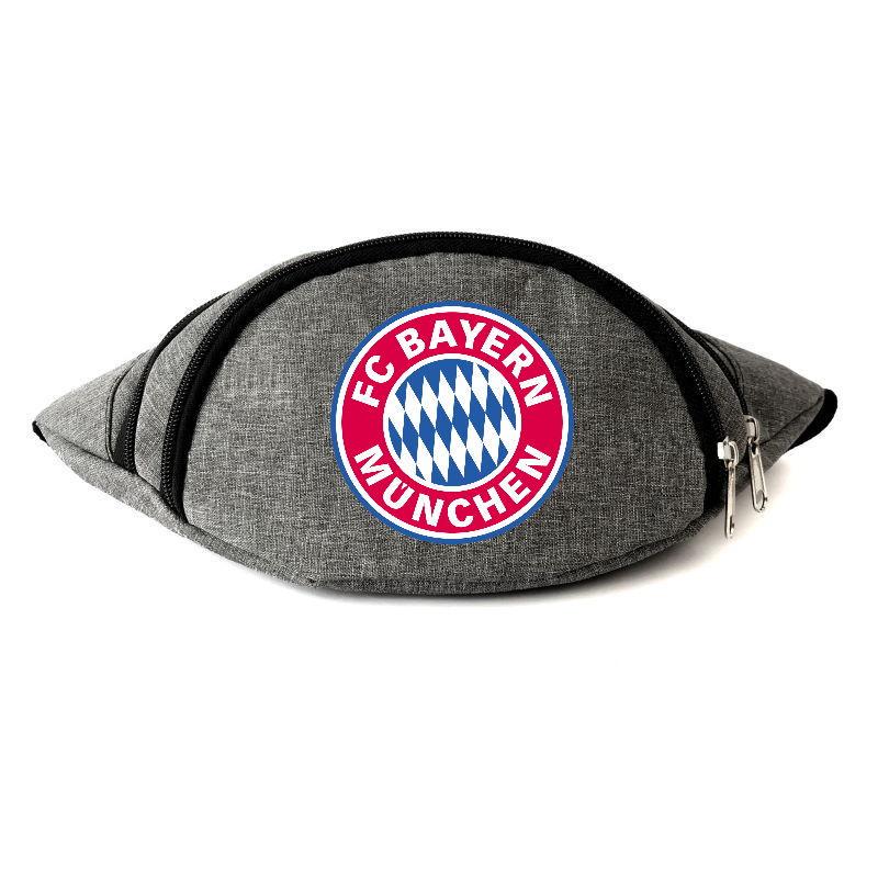 Поясная сумка-бананка Cappuchino toys Футбольный клуб Бавария Мюнхена Bayern München-03 Серый (1652391263)