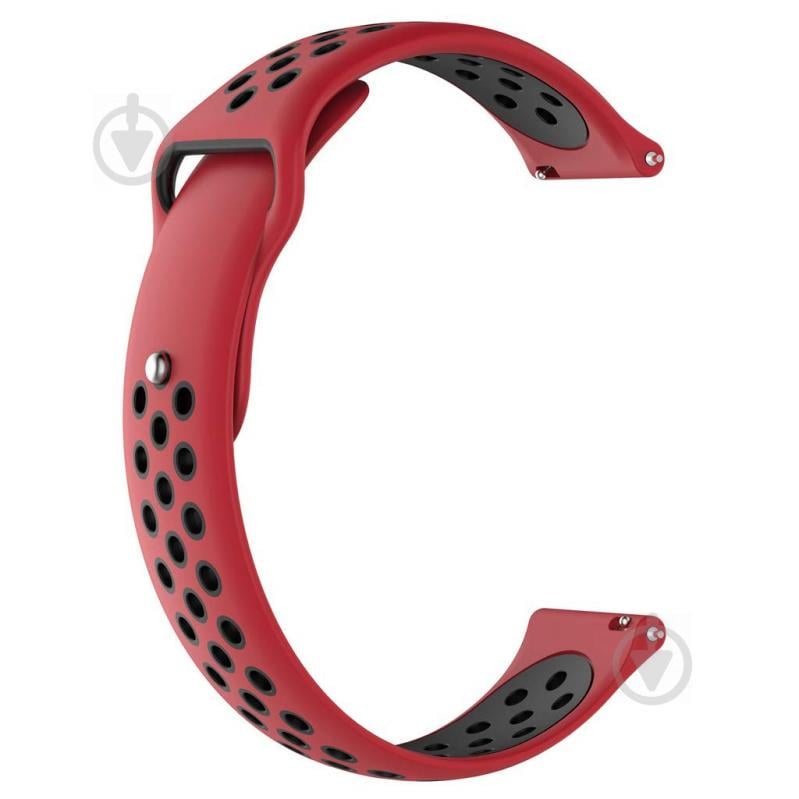 Ремешок BeWatch sport-style для Samsung galaxy watch 46 мм Red-Black (1020131) Ремешок BeWatch sport-style для Samsung galaxy watch 46 мм Red-Black (1020131)