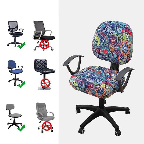 Чехлы для офисных стульев Разноцветный (D00430-2) - фото 4