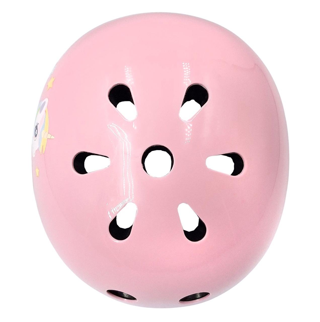 Комплект дитячий шолом та захист Yongkang GB24429-2009 S Єдиноріг р. 5-9 Рожевий (G0001136) - фото 6 Комплект дитячий шолом та захист Yongkang GB24429-2009 S Єдиноріг р. 5-9 Рожевий (G0001136) - фото 6