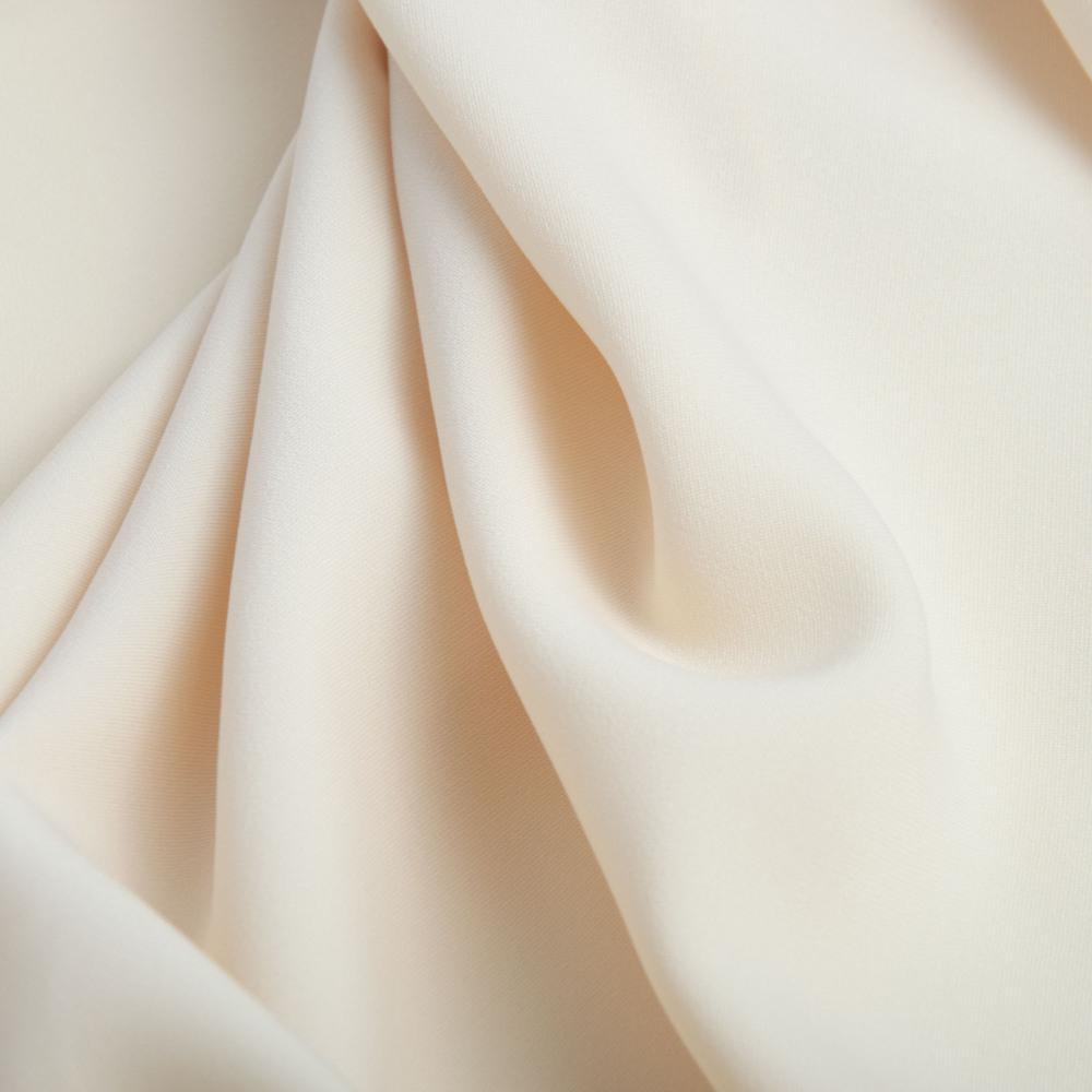 Ткань платевая Wave crep Айвори (22767)