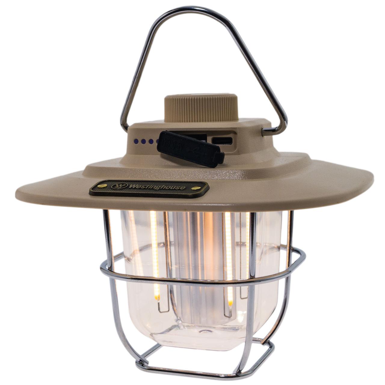 Фонарь кемпинговый Westinghouse RETRO LED Filament WF242 Type-C с функцией Power Bank (2185657090) - фото 2 Фонарь кемпинговый Westinghouse RETRO LED Filament WF242 Type-C с функцией Power Bank (2185657090) - фото 2