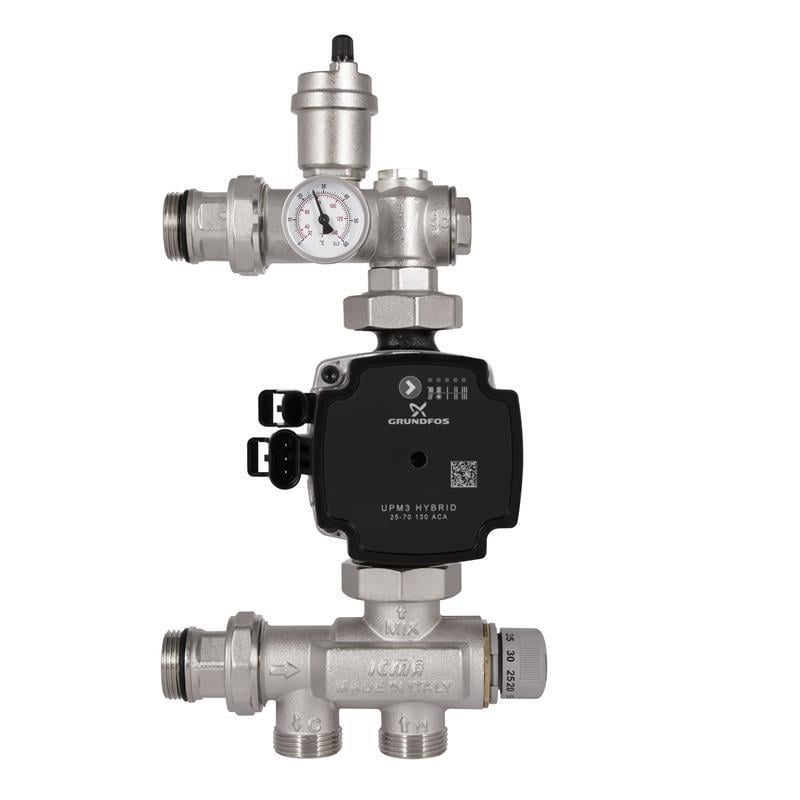 Смесительная группа для систем теплого водяного пола ICMA без насоса №M061 (2610410138)