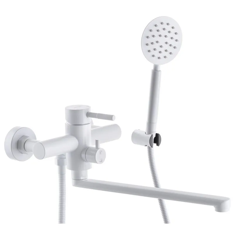 Смеситель для ванны MIXXUS SUS-006 Euro из нержавеющей стали SUS304 White (MI5756)