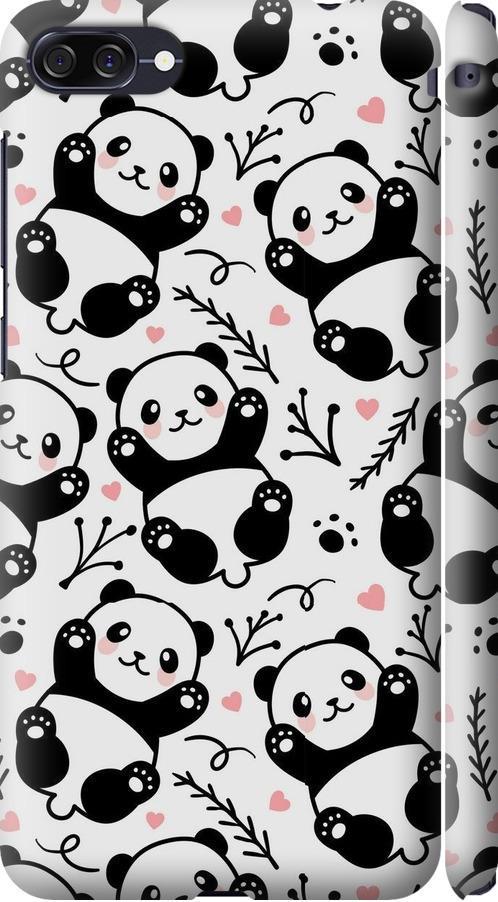 Чехол на Asus ZenFone 4 Max ZC520KL Панды (4318m-1242-42517)