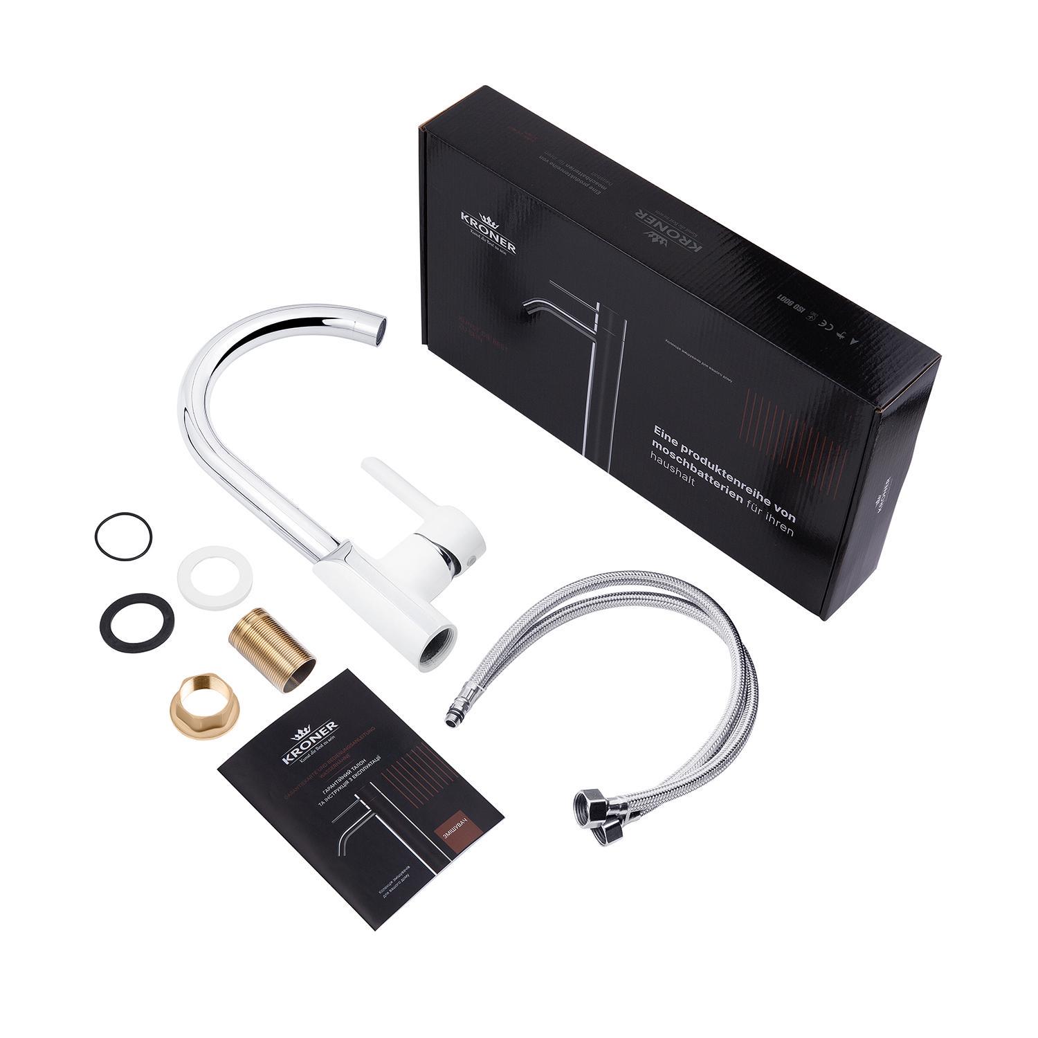 Змішувач для кухні Kroner KRM Essen W030 CV024334 (38088) - фото 3 Змішувач для кухні Kroner KRM Essen W030 CV024334 (38088) - фото 3